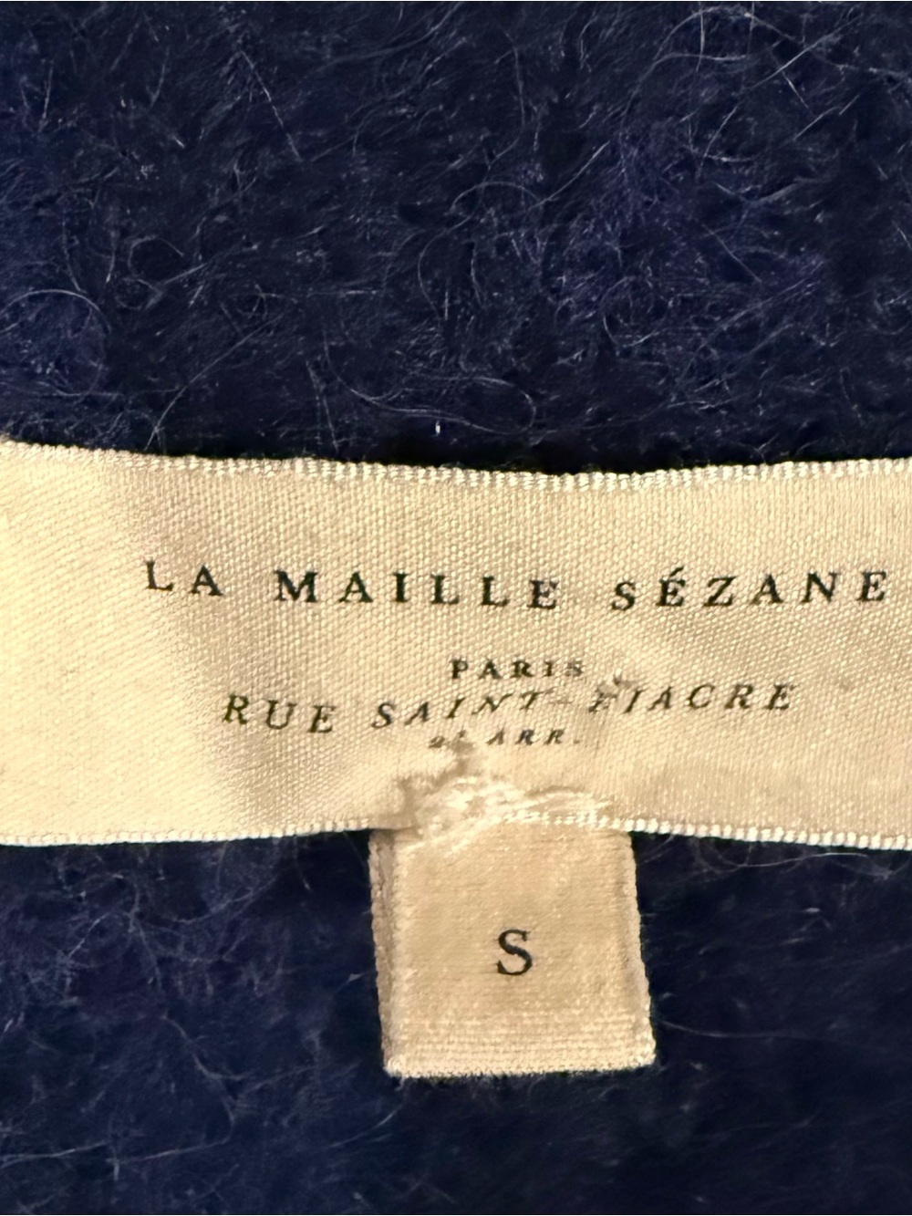 Sezane Emile Cardigan in Navy Blue - Picture 3 of 4